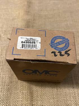 0435526 Omc 435526 New Genuine Evinrude Johnson Chrome Pump Kit Nos