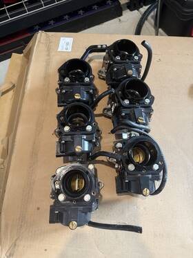 437323 Omc Rebuilt 1995 Johnson Evinrude 200 225 250 Hp Carburetor Set Assmebly V6