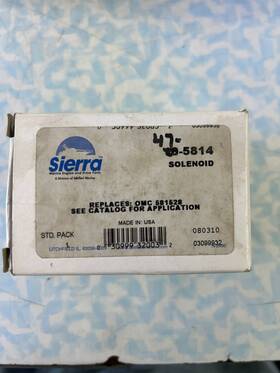 47-5814 Omc Sierra Soleniod P#47-5814