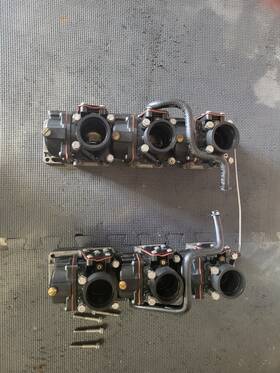 5002140 Omc Johnson Evinrude Carbs 60 Degree 150 Hp 2000 Set Of Six Rebuilt Kit