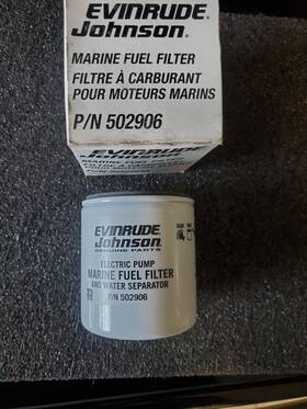 5009676 Omc 502906 New Johnson Evinrude Brp Outboard Fuel Water Seperator Filter