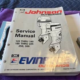 508287 Omc Johnson Outboard Service Manuel 120 Hp Through 300