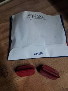 Omc 514022 0514022 New Oem Evinrude Johnson Outboard Spare Red Fuse Plug 2 Pc