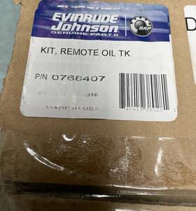 768407 Omc Evinrude Johnson Remote Oil Tank New