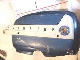 0204017 Omc Evinrude Brp 277779 204017 204018 1958 18hp Fastwin Motor Cover Cowling Hood
