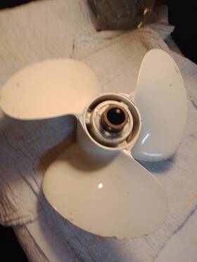 0307430 Omc Evinrude Johnson Brp 307430 Propeller 10.25x10 10 1/4x10 Pin Drive Vintage