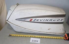 Gbp004495 Omc Vintage Evinrude 35hp Lark Viii Electric Shift Hood Cowling Appliqu Badge Set