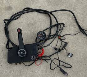 176380 Omc/johnson/evinrude Side Mount Control Box Wire Wiring Harness With Tachometer