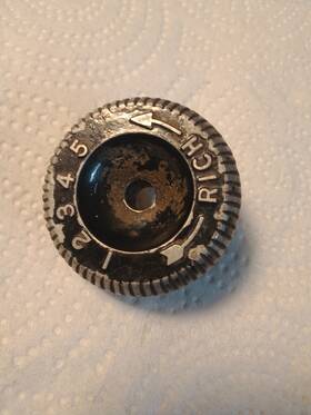 0203293 Omc Johnson Evinrude Brp 203293 3hp Adjustment Knob Vintage Gale Sea King