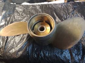 0384141 Omc Johnson Evinrude Brp 384141 Bronze Cupped 13 3/4x21 Propeller 50-140hp 1970-78