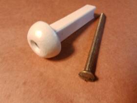 0552528 Omc Johnson Evinrude Brp 552528 Choke Knob With Screw Vintage