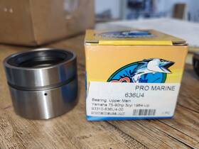 93310-636u4-00 Pro Marine Upper Main Bearing For Yamaha 75-90hp 3 Cyl. 1984-up