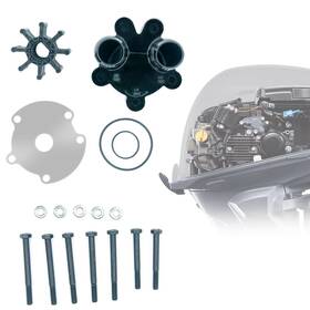 Pumuho 754909141820 Mercury Mariner Mercruiser Oem Bravo Water Pump Housing And Impeller Repair Kit