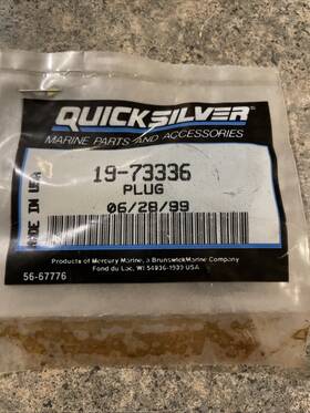 19-73336 Quicksilver Mercury Plug Qty-2 Nos