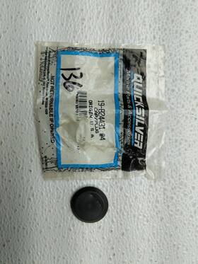 19-824431 Quicksilver 1986 Mercury Mariner Outboard Is Genuine Oem Cap Plug Part Number 1
