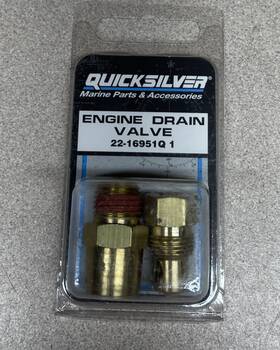 23-16951q1 Quicksilver 22-16951q1 Mercury Engine Drain Valve New
