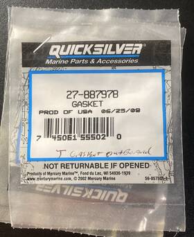 27-887978 Quicksilver Lot Of 3 Gasket Oem Nos Boat Part Replacement