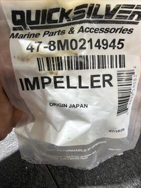 47-8m0214945 Quicksilver Water Pump Impeller New Oem Replacement Part