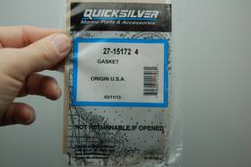 27-15172 Quicksilver 516-17 New Genuine 4 Gasket Carburetor Mariner 30 - 125 Hp