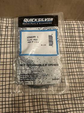 65664a1 Quicksilver 65664a 1 Plate Assy New Oem