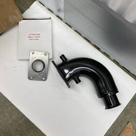 865331a02 Quicksilver 496 8.1l V8 Gm Exhaust Elbow With Standard Rise 2000-up