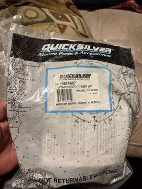 87-19674a07 Quicksilver Quiksilver Oem Switch With Lanyard Kit Flush Mount