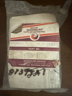 87399a1 Quicksilver Trim Cylinder Overhaul Kit New Oem Nos