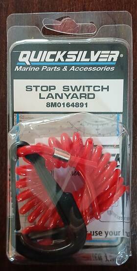 8m0164891 Quicksilver Stop Switch Lanyard Marine Parts And Accessories - New