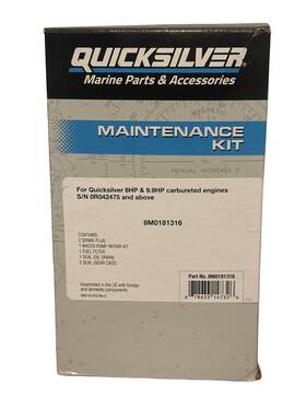 8m0181316 Quicksilver Outboard Service Repair Kit 8/9.9hp Carbureted
