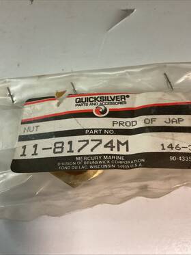 11-81774m Quicksilver Mercury #11-81774m Nut Free Shipping