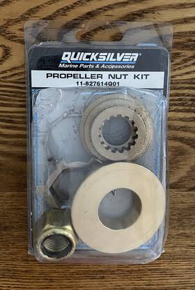 11-827614q01 Quicksilver Mercury Oem Propeller Prop Nut Kit 827614q01