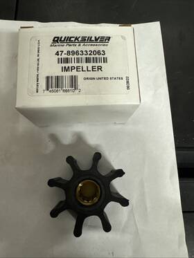 47-896332063 Quicksilver/mercury New / Impeller - Part 896332063 Nos Oem Mq71