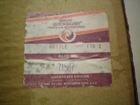 71587 Quicksilver Mercury #71587 Bottle Nothing Else Free Freight