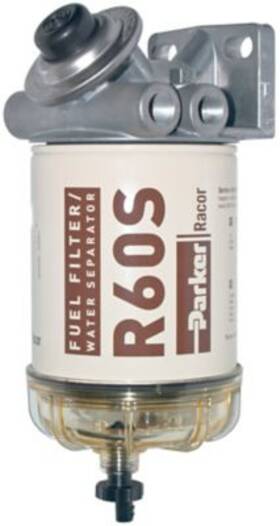 460r2 Racor 400 Series Diesel Spin-on Filter / Water Separator 2 Micron 60 Gph