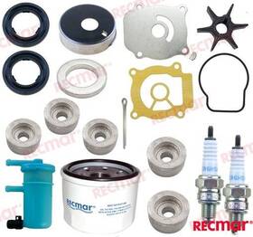 Rec17400-95870 Recmar Suzuki 20hp Df20 Df25 V2 2006 Maintenance Service Kit