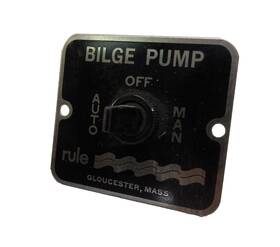 Ql78c Rule 45 3-way Panel Switch Toggle For Boat Bilge Pumps New Nos