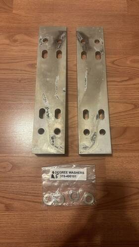 44205 Saw Transom Wedges X 2 Aluminum Outboard Motor Kit Boat Marine 5 Degree