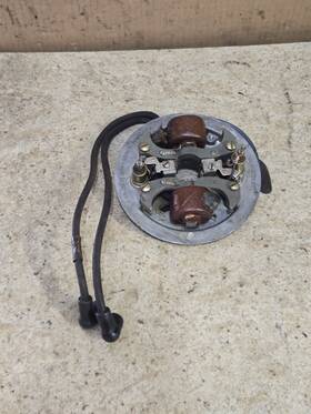 133-7-1775 Scott Atwater Vintage 1957 Firestone 5hp Outboard Boat Motor Magneto Plate Assembly