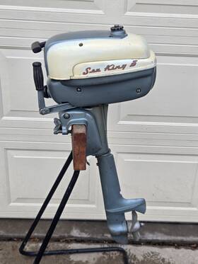 Gg9006a Sea King Vintage 1957 Gale Made Montgomery Wards 3hp Outboard Boat Motor