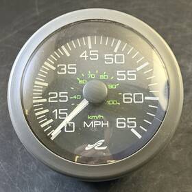 Gb479910045 Sea Ray Black Speedometer 0-65 Mph Gauge Bezel D2.1
