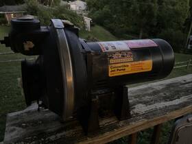 251982 Sears Vintage Sear Water Hydro-glass Pump 3/4 Hp 115/230volts