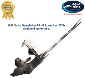 217.585831 Sears Gamefisher 1979 Lower Unit 7.5 Hp Motor # Serial 9a-247141