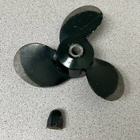 46042 Sears Ted Williams 7.5 Hp Outboard Motor Prop And Nut
