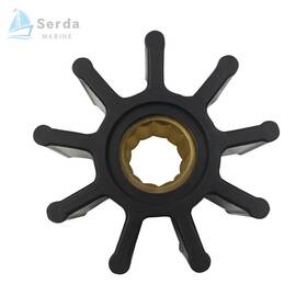 836-0001 Serdamarine 09-1029b Johnson Raw Water Pump Flexible Rubber Impeller Replace Jabsco