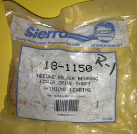 18-1150 Sierra Mercruiser Needle Roller Bearing Lower Drive Shaft Pinion