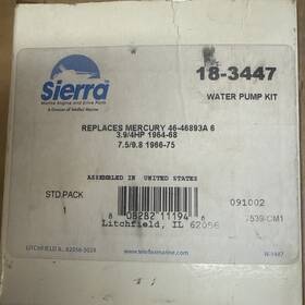 46-46893a Sierra 18-3447 Mercury Outboard Hp Engine Water Pump Housing Only