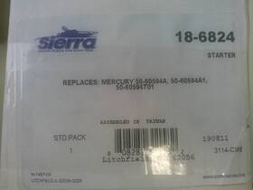 18-6824 Sierra Mercury Outboard Starter 2.0l And 2.5l Racing Eng