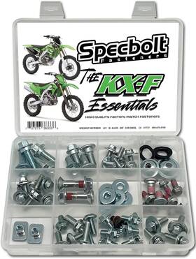 Specbolt Fasteners 707273363336 Kx 250f 450f Essentials Bolt Kit Fits All Kawasaki Kxf250 One Size