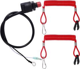 Us-ths-1 Stylemafia Universal Boat Outboard Kill Switch Safety Lanyard 2 Pack Fits Yamaha Honda