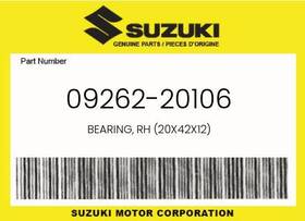 09262-20106 Suzuki Genuine Bearing Rh 20x42x12 -